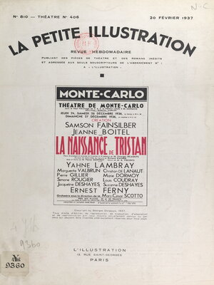 cover image of La naissance de Tristan